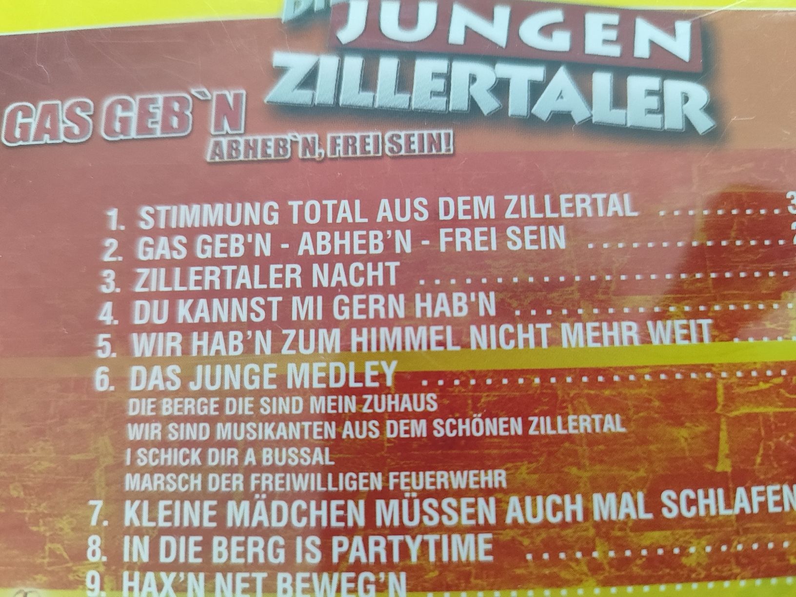 CD: CD, Die jungen Zillertaler  – Usato da Madiswil venduto da marmotte63 2