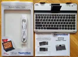 TECHNISAT Bluetooth Tastatur Kabellos Wireless Alu NEU + OVP