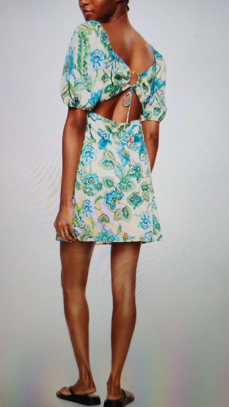 Mango Vestiti: Robe à fleurs MANGO, taille XL, coton, NEUF – Nuovo e nell'imballaggio originale da Agiez venduto da chouchanelle 8