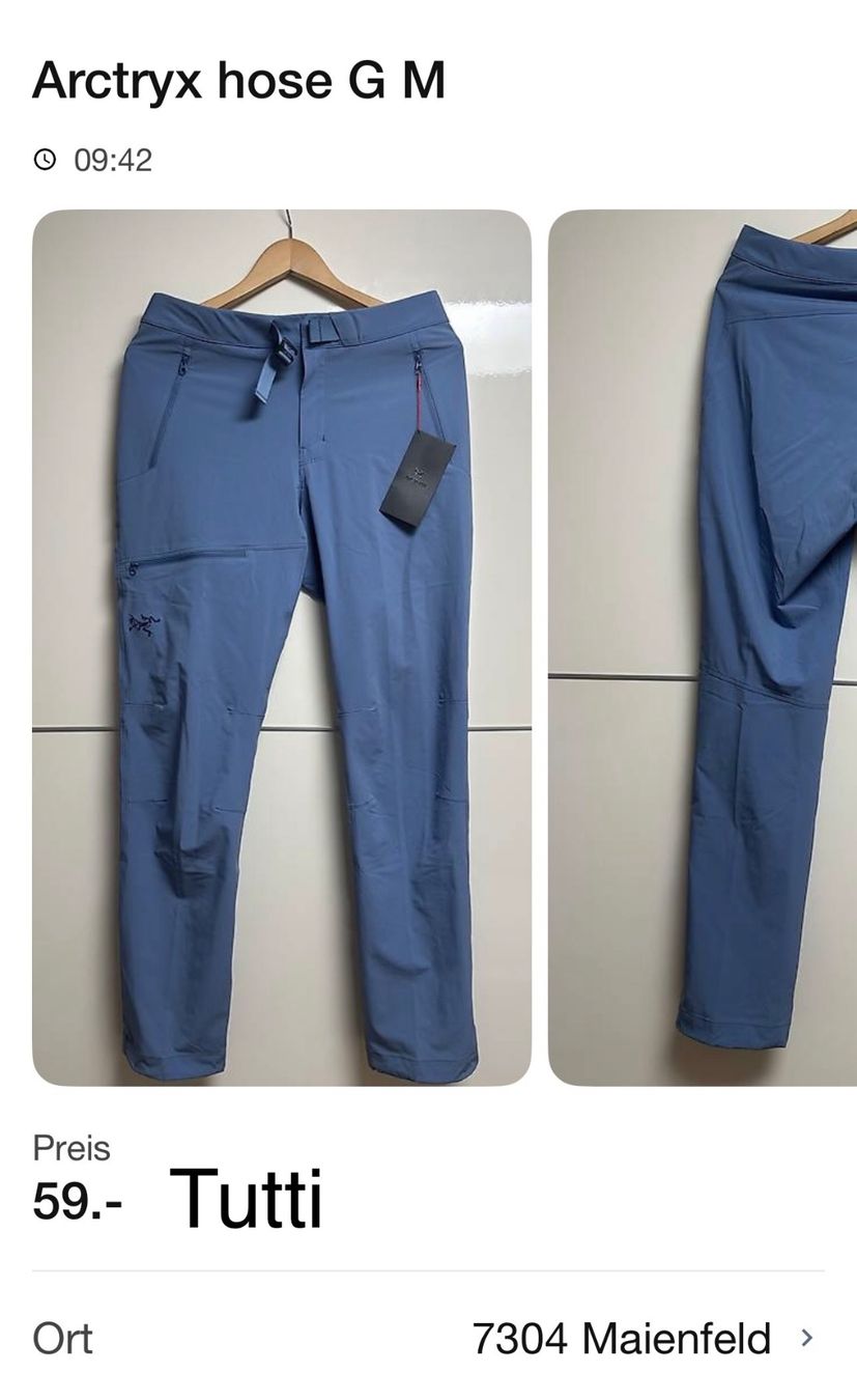 Arcteryx Pantalons: Arctryx wandernhose G M – Neuf (Voir description) à Maienfeld par tobeyl2020 2