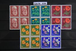 PJ 1959 Serie Viererblöcke Postfrisch **            Los 6398