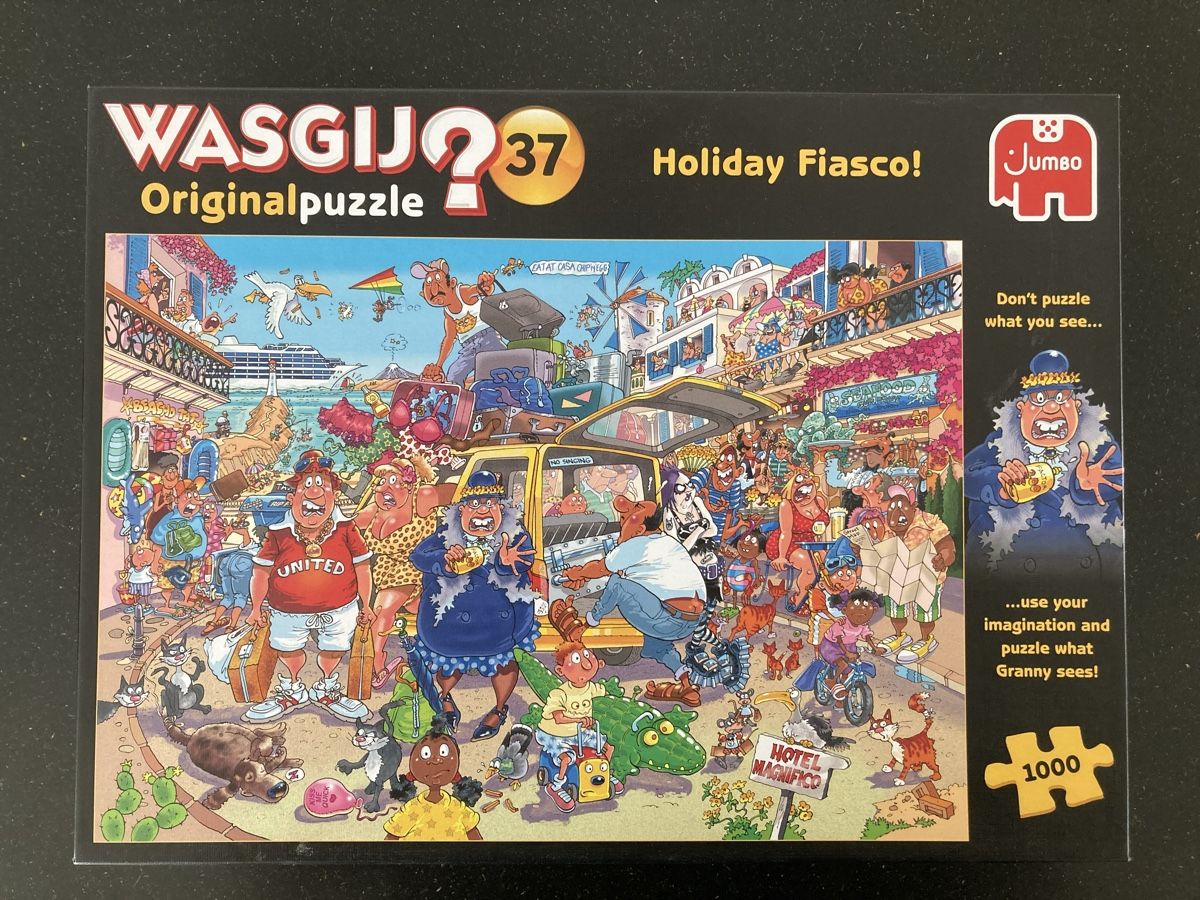 Wasgij Puzzle: WASGIJ 37 | Holiday Fiasco | 1000 – Usato da Engelburg venduto da NexTGenMac
