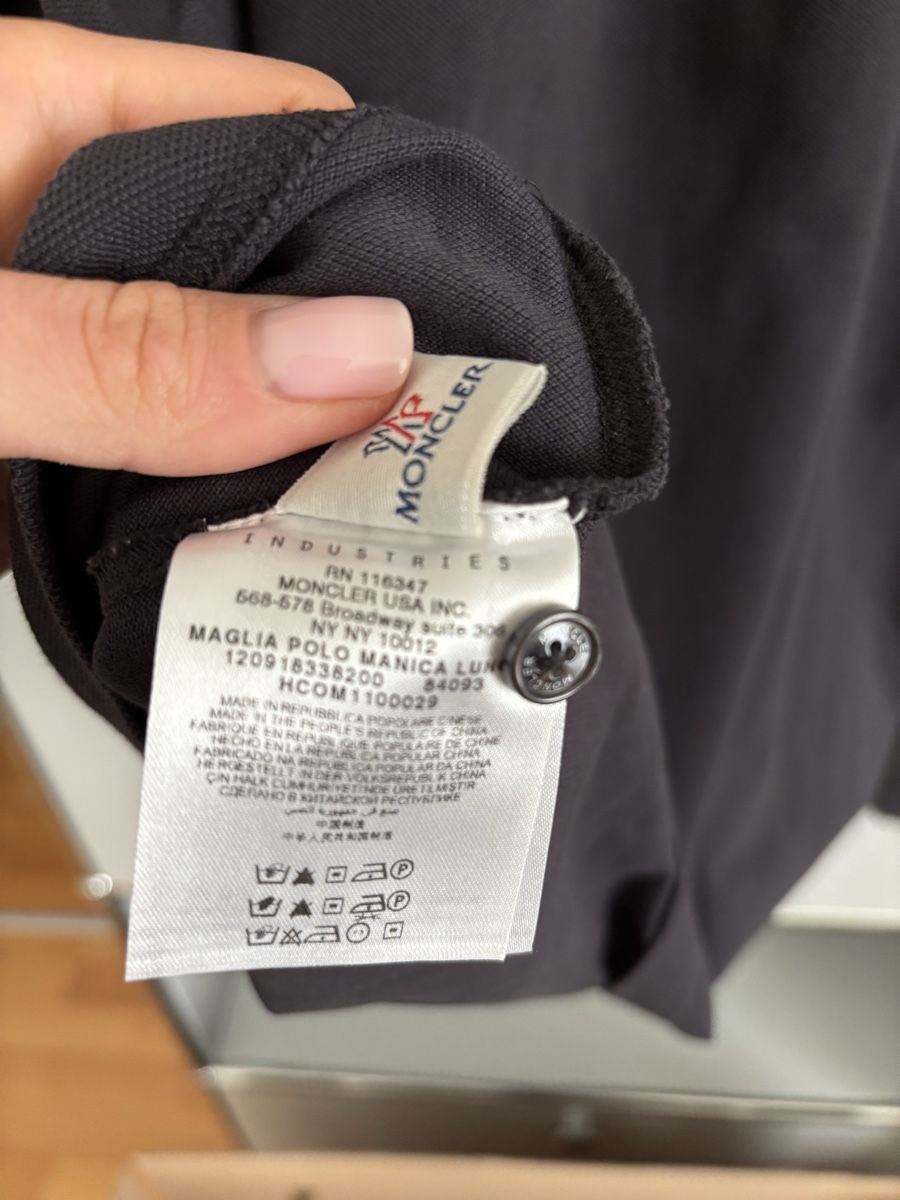 Moncler Magliette Polo: MONCLER Langarmpoloshirt – Usato da Zürich venduto da Lynnlouise 4
