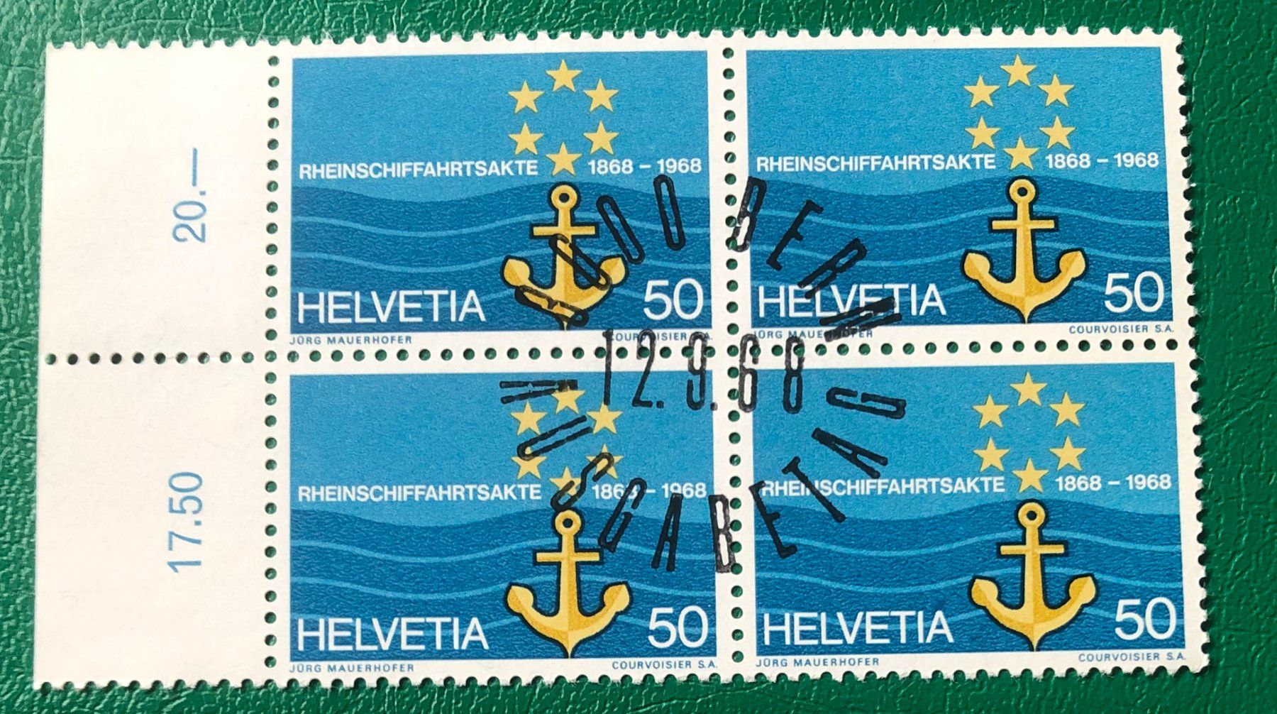 Tutti i francobolli: 4 er Block Nr. 460 mit ETStempel Bern – Usato da Aarau venduto da Billa007