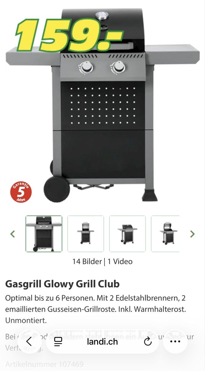 Grills: Gasgrill / Grill – Gebraucht aus Affoltern BE von _Kaeser_ 2