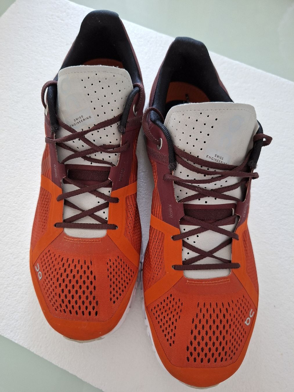 On Scarpe da uomo: Chaussures de running On Cloudflow en mesh orange et bordeau – Usato da Renens VD venduto da ser_j2fn 6