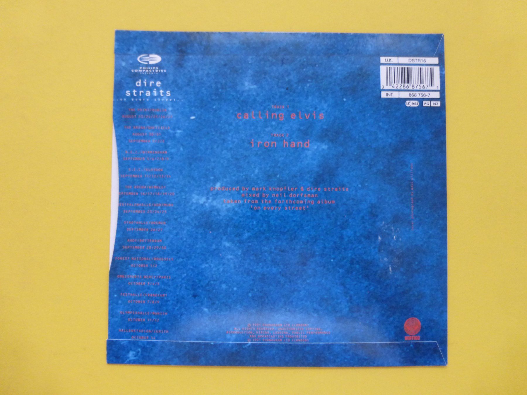 Schallplatten: Dire Straits – Calling Elvis – Gebraucht aus Zürich von Swiss57 1