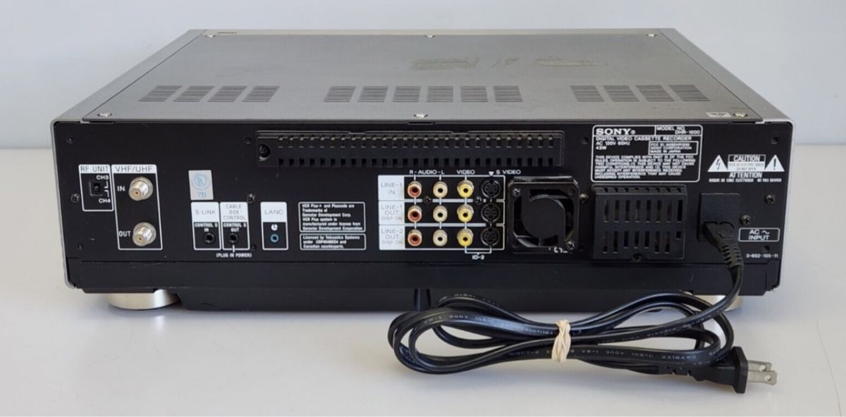 Sony Registratori: Sony DHR-1000VC Digital Cassette Recorder – Difettoso da Trimbach venduto da SABO-61 5