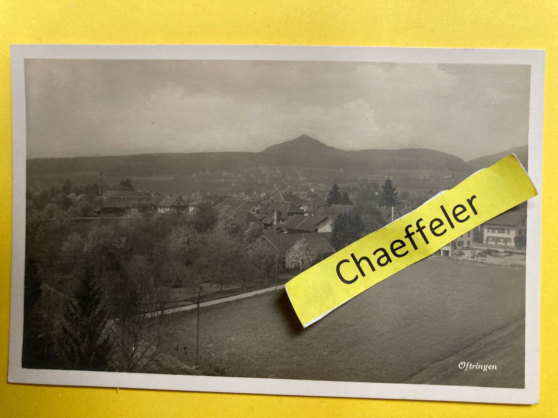 Ansichtskarten: Oftringen – Gebraucht aus Zürich von Chaeffeler