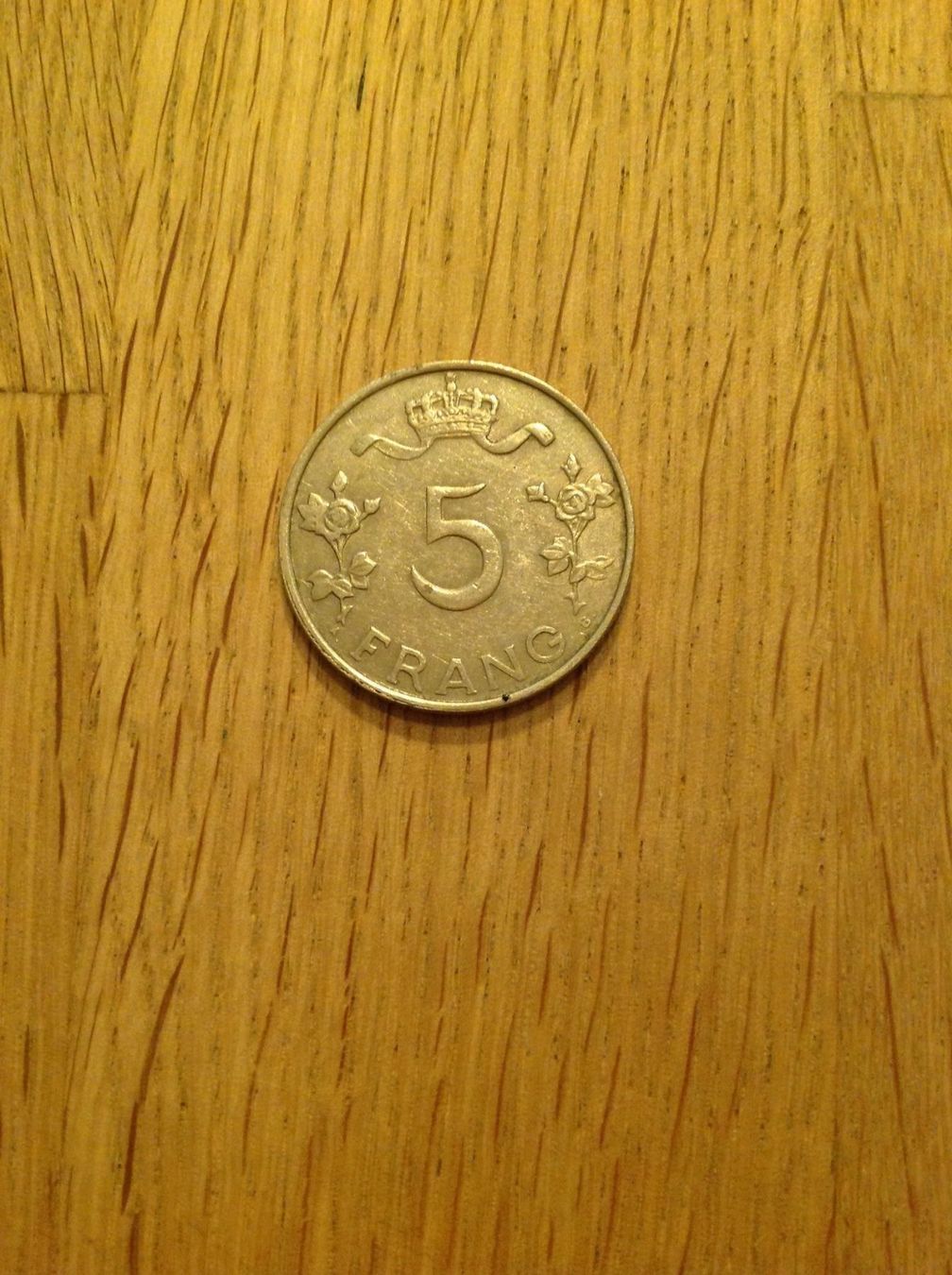 Tutti le monete: Piece 5 franc de Luxembourg de 1949 – Usato da Villars-sur-Glâne venduto da Graca03 2