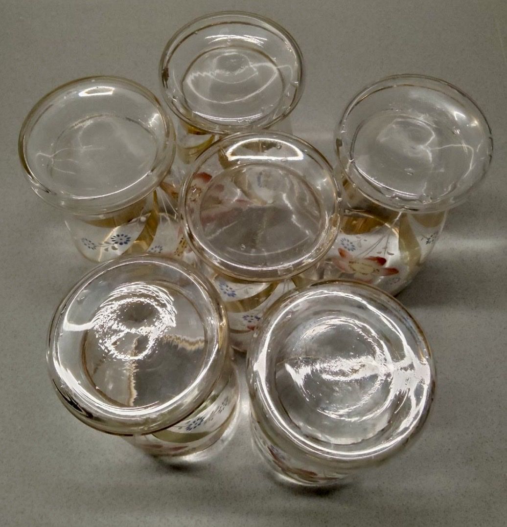 Bicchieri: Vintage 6 Böhmische Kristall Gläser – Usato da Zürich venduto da whitelily 3