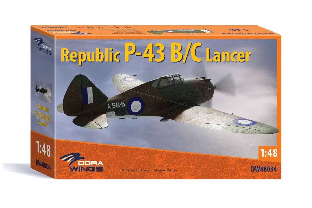 Kit di modellismo & Modellini statici: Republic P-43B/C Lancer 1/48 – Nuovo e nell'imballaggio originale da Bözen venduto da jackieoh