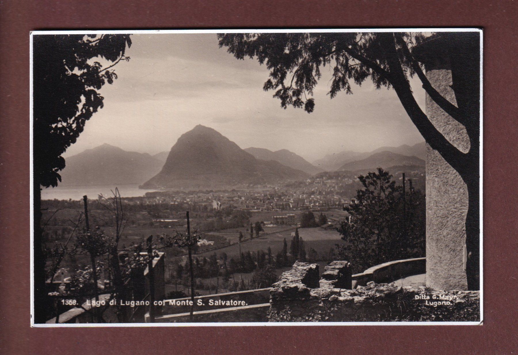 Cartoline postali: LUGANO - San Salvatore – Usato da Pully venduto da nicecards-shop