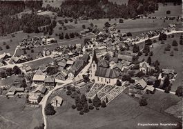 Mogelsberg, Flugaufnahme, gelaufen 1949
