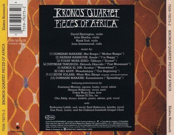 CD: Kronos - David Harrington, John Sherba, Hank Dutt,Jeanrenaud – Usato da Unterbäch venduto da laqug 1