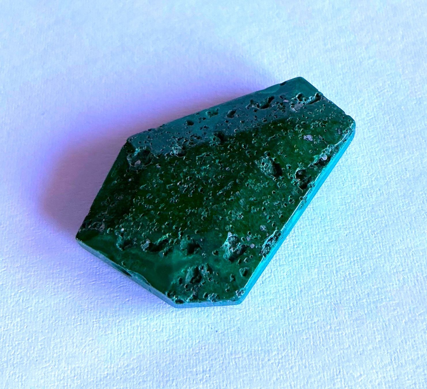 Ketten: 2  STEINE FÜR KETTE EDELSTEINKETTE  MALACHIT 100% ECHT GROSS – Neu und originalverpackt aus Berg TG von magginello 5