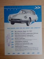 Citroen DS 19 - Prospekt Deutschland 11.55 - J002