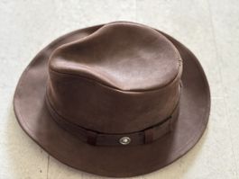 Sam's Action Hats USA Lederhut Braun Grösse L