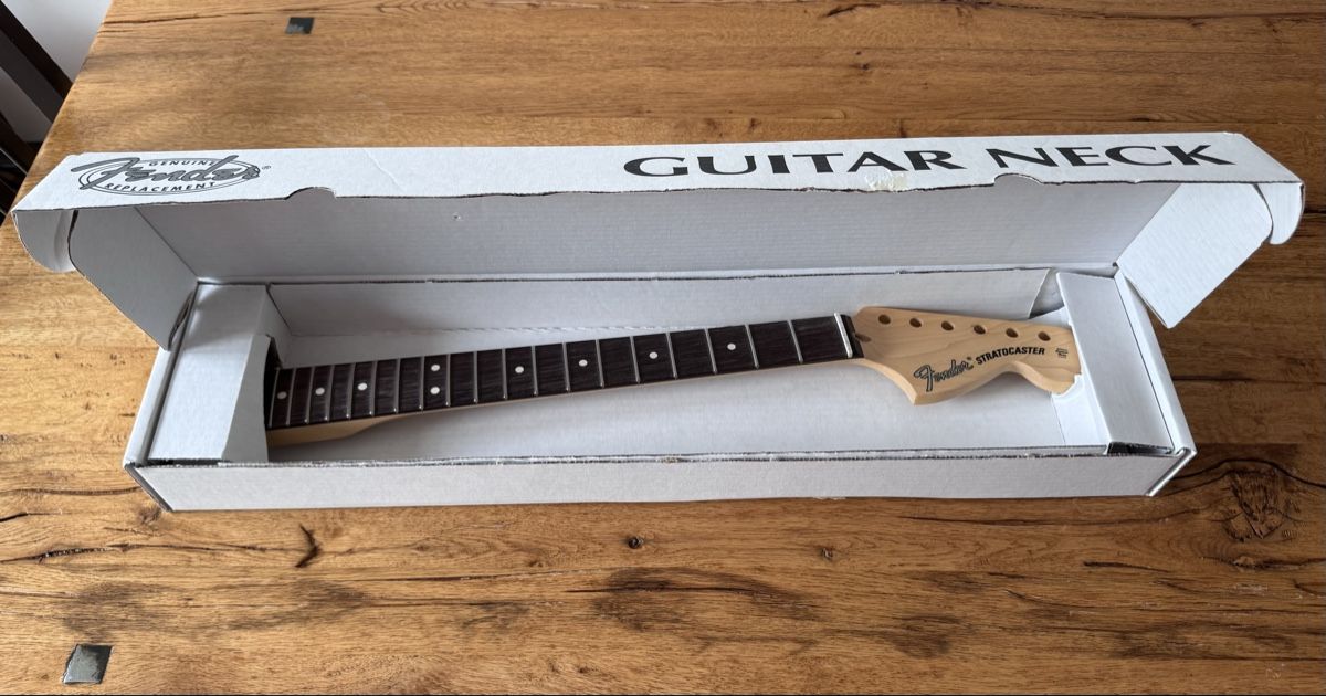 Fender Strumenti musicali: Gitarrenhals Fender – Nuovo e nell'imballaggio originale da Dübendorf venduto da Mavobu 4