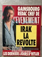 Lot Magasines + articles datés du décès de Serge GAINSBOURG