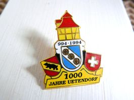 ❗ 1000 J Uetendorf Bär Wappen  +Versand Pin M11L.13