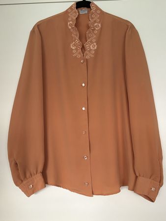 Chemise vintage Primavera terracotta clair made in Italy