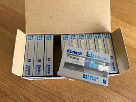 10x Konica Super MP P6-60S 8mm Video Kassetten – NEU OVP