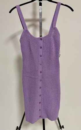 NEW Urban Outfitters - T S, Jolie mini robe violette tricoté
