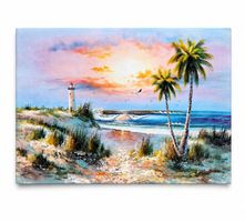 Wandbild Strand 35x25 cm