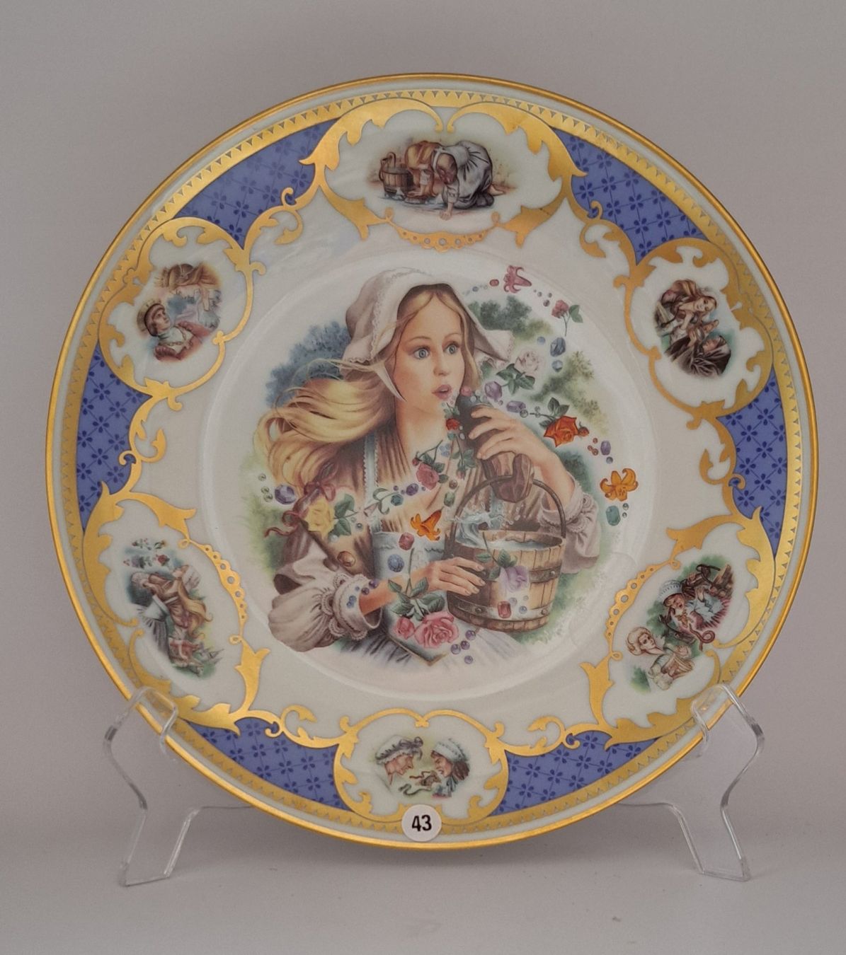 Teller: Seltene Teller von Tégou, Paris, Die schönsten Märchen, 9 T. – Neu (gemäss Beschreibung) aus Sta. Maria V. M. von saira2017 5