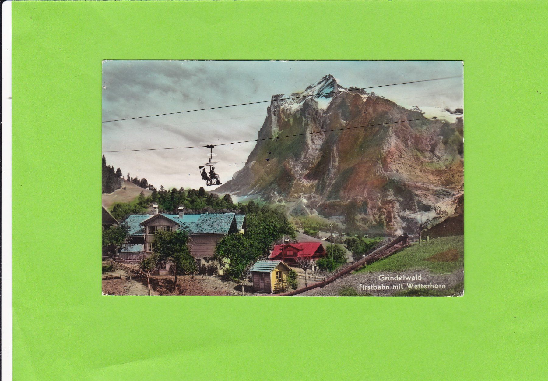 Cartoline postali: Grindelwald-Firstbahn – Usato da St. Peterzell venduto da neckertal