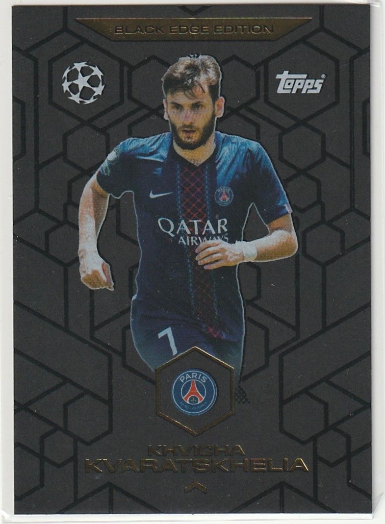 Topps Sammelbilder & Trading cards: Topps Match Attax UCL 25/26 Kvaratskhelia Black Edge Edition – Neu (gemäss Beschreibung) aus Biel/Bienne von historian-198