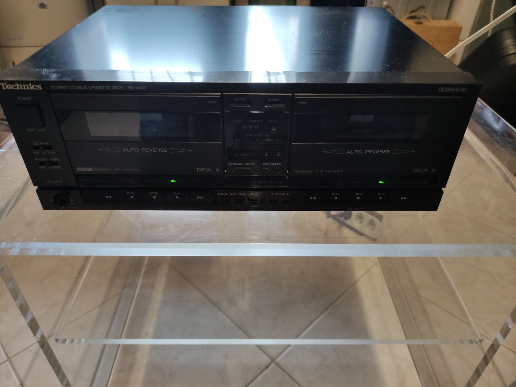 Technics Registratori: Technics RS-X933 Doppel Kassettendeck – Usato da Mitlödi venduto da Amik 5
