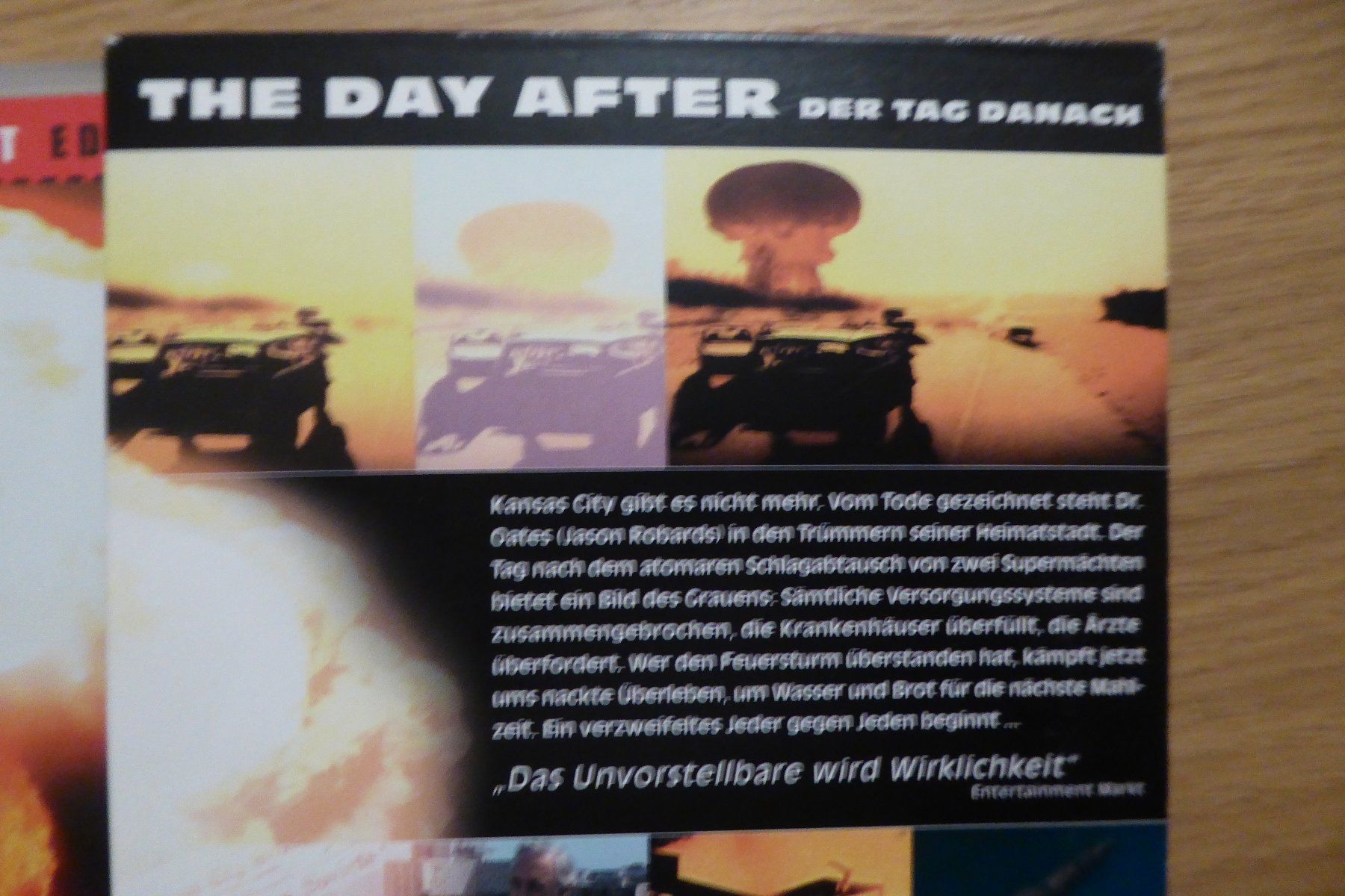 Tutti i DVDs: DVD The Day after in Schuber – Usato da Allschwil venduto da Summelsarium 2