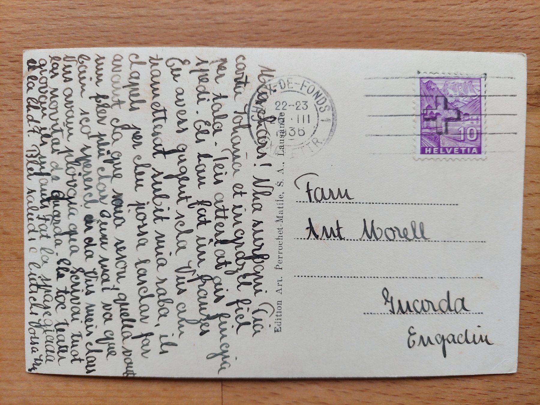 Cartoline postali: AK Les Breuleux JU – Usato da Obfelden venduto da Foto_Bild_Kunst_Buch 1