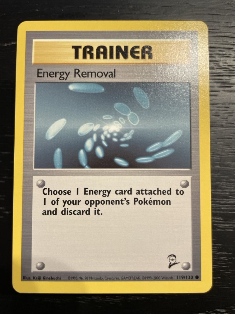 Pokémon Carte collezionabili: Pokemon Energy Removal trainer 119/130 base set 2 – Usato da Hugelshofen venduto da Suimosa