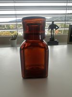 Apothekerflasche braun Glas mit Stöpsel, guter Zustand