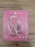 Music Sound Basic Bluetooth Kopfhörer Pink Neu und OVP