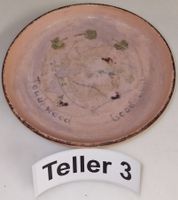 Vintage Keramik Teller P. Berger Vevey 1945 ca 16cm