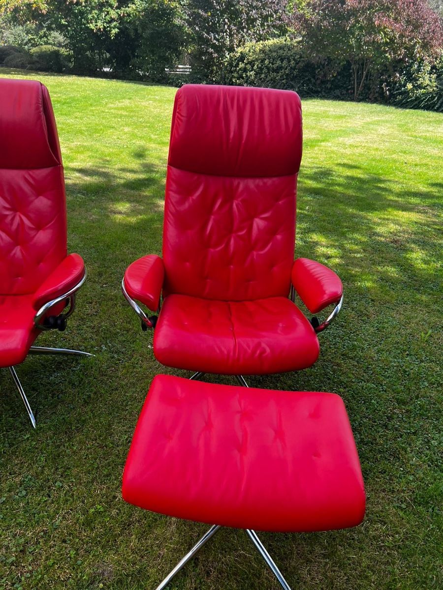 Stressless Poltrone: 2 Stressless Relaxsessel inkl. ein Hocker – Usato da Gwatt (Thun) venduto da eve_87 3