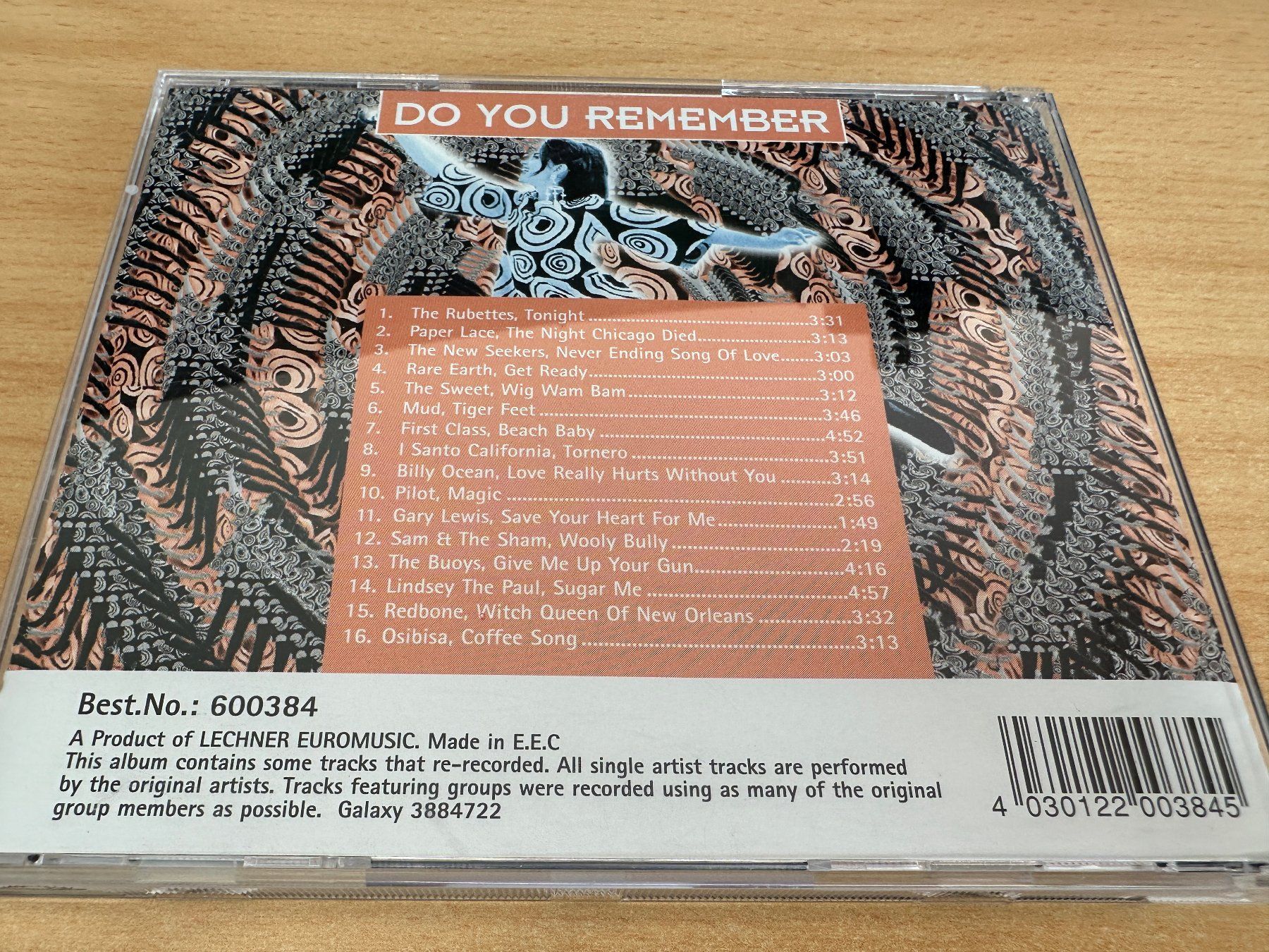 CD: Various – Do You Remember – Usato da Rikon im Tösstal venduto da Alpenmutz 1