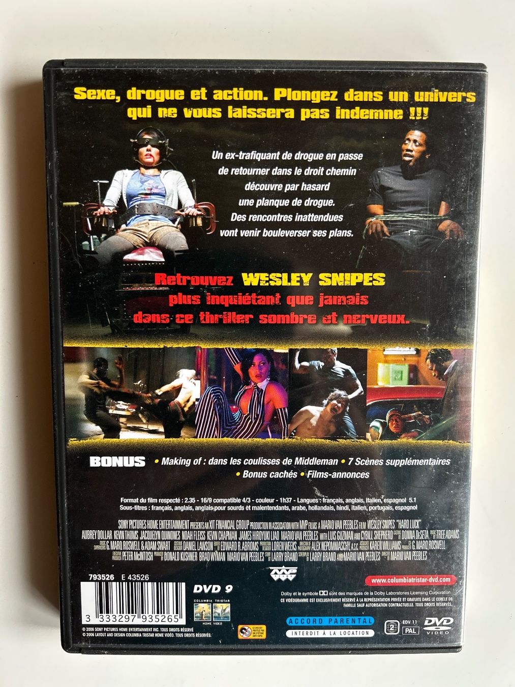 Tutti i DVDs: MIDDLEMAN (WESLEY SNIPES) – Usato da St-Cierges venduto da Crisi53 1