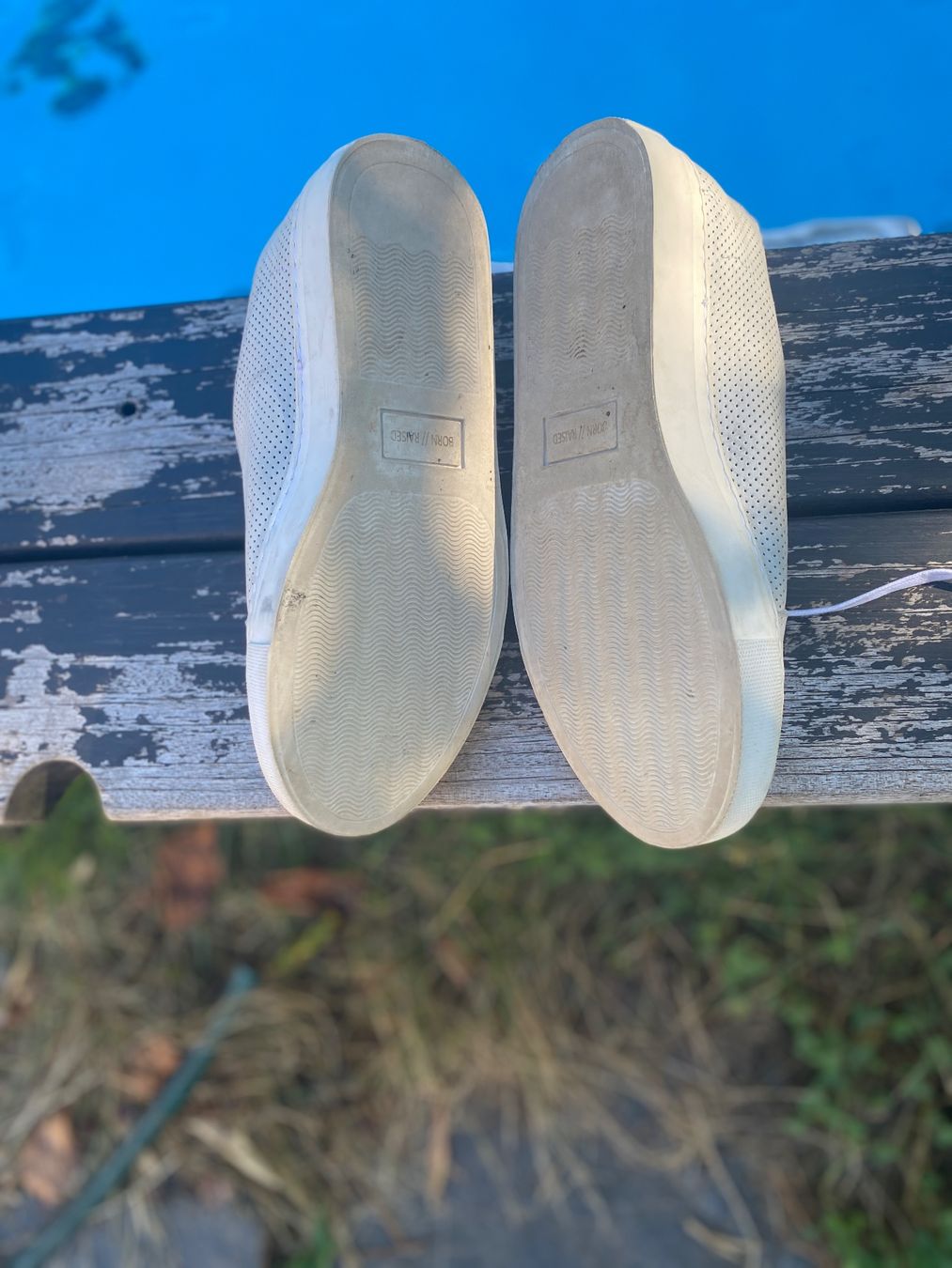 Scarpe da uomo: weisse Ledersneaker – Usato da Tesserete venduto da kerstin020 3