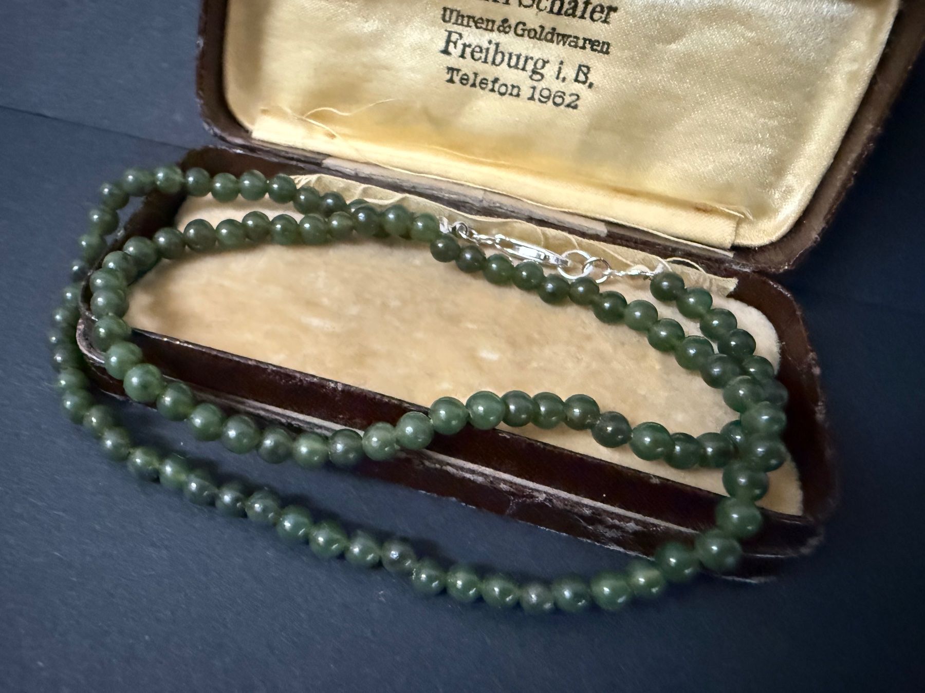Colliers: Echte Jade Kette mit Silber Verschluss 925 – D'occasion à Spiegel b. Bern par Rogger72 3