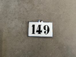 Altes französisches Emailschild 149