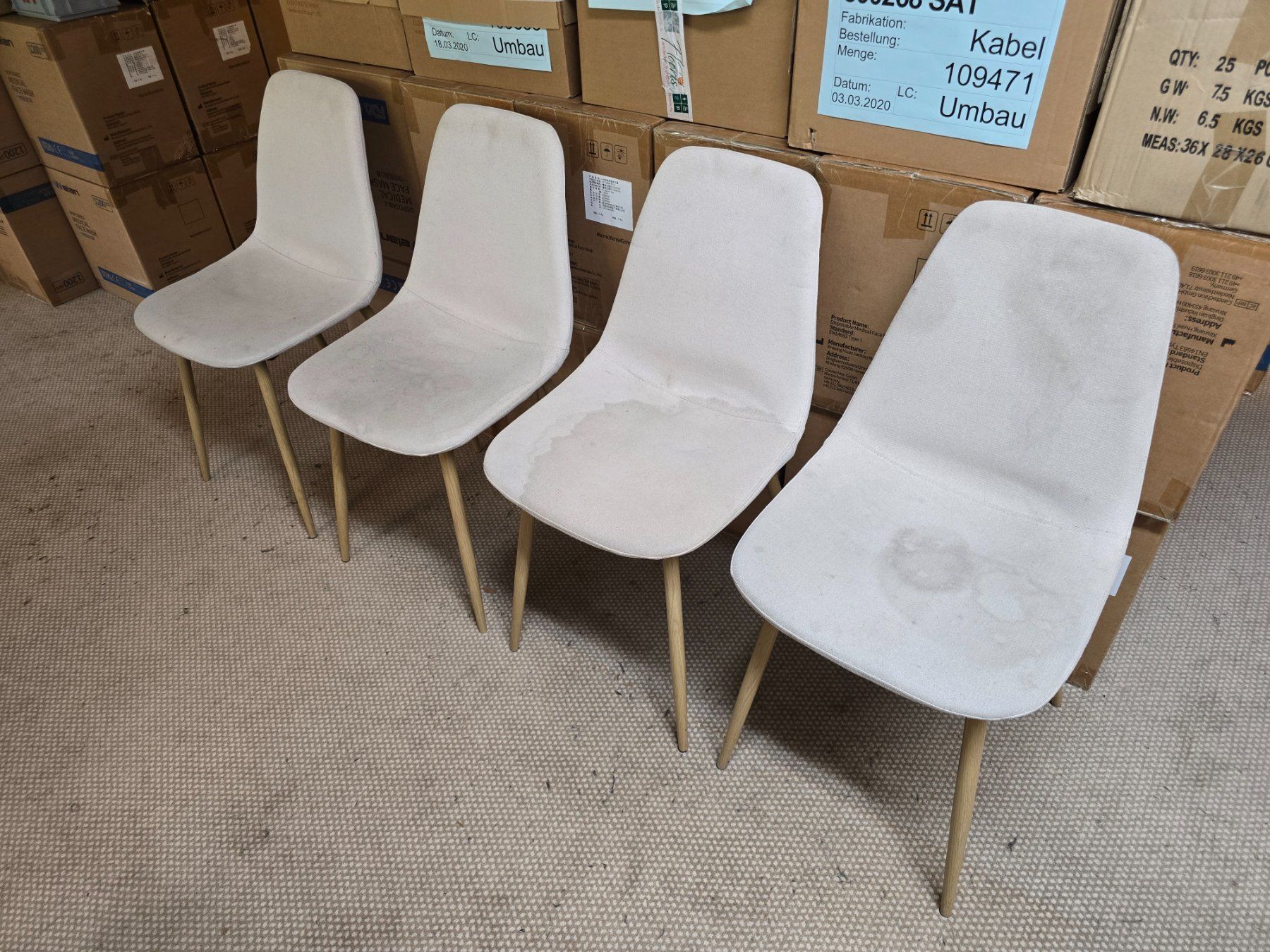 Micasa Sedie: 4x gebrauchte Micasa Esszimmer Stühle ab 1.- – Usato da KRINAU venduto da Mio_Liqstyle