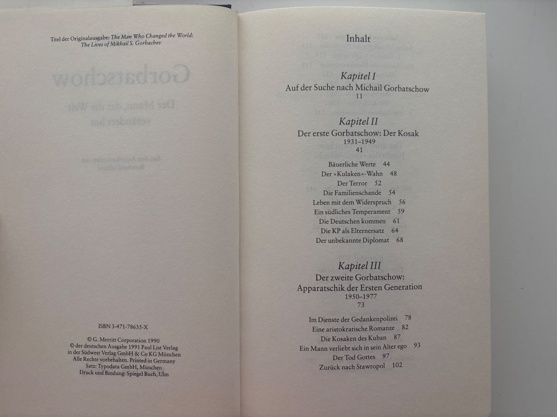 Libri: Gorbatschow - Der Mann, der die Welt verändert hat, Buch – Nuovo (secondo la descrizione) da Meggen venduto da BookRevivals 5