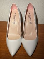 Perlamarina Leder Pumps Weiss, Made in Italy, Gr. 40