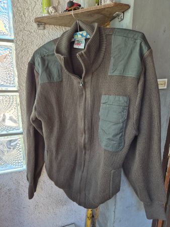 Militar-Strickjacke Dick's Original grün Grösse L gebraucht