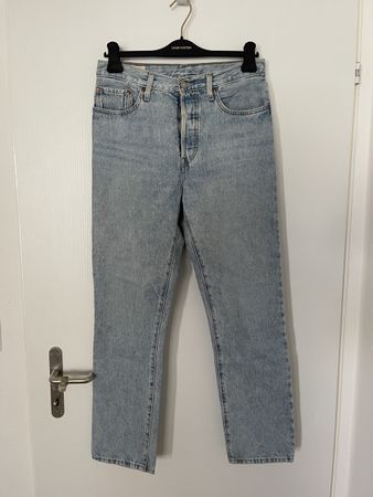 Levi's 501 Premium Jeans Hellblau Gr. W27 L30, wie neue, top